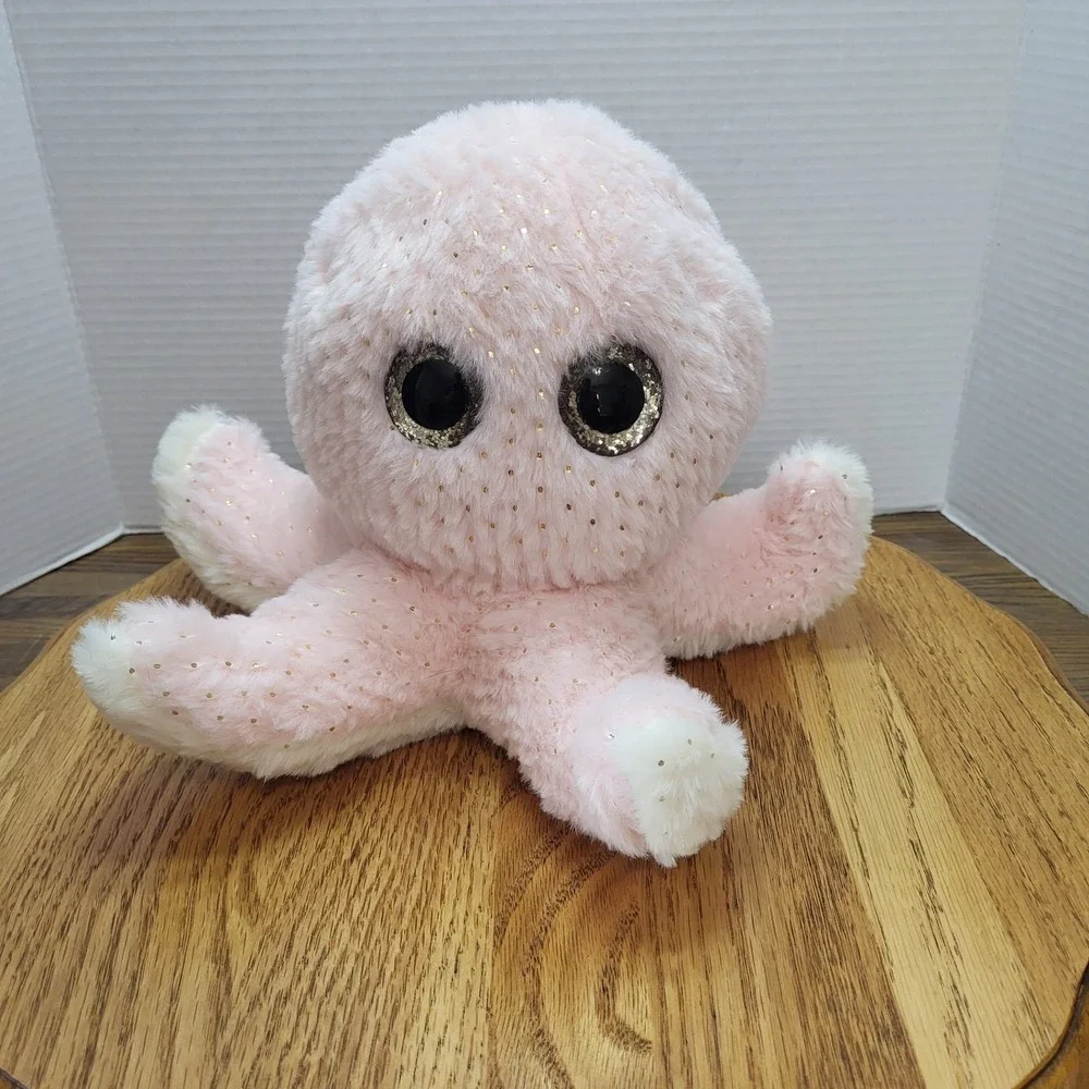 Fiesta Vernon Sea Treasures Plush Pink Octopus 7.5